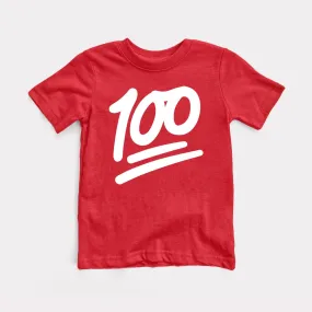 100 Emoji Toddler Tee