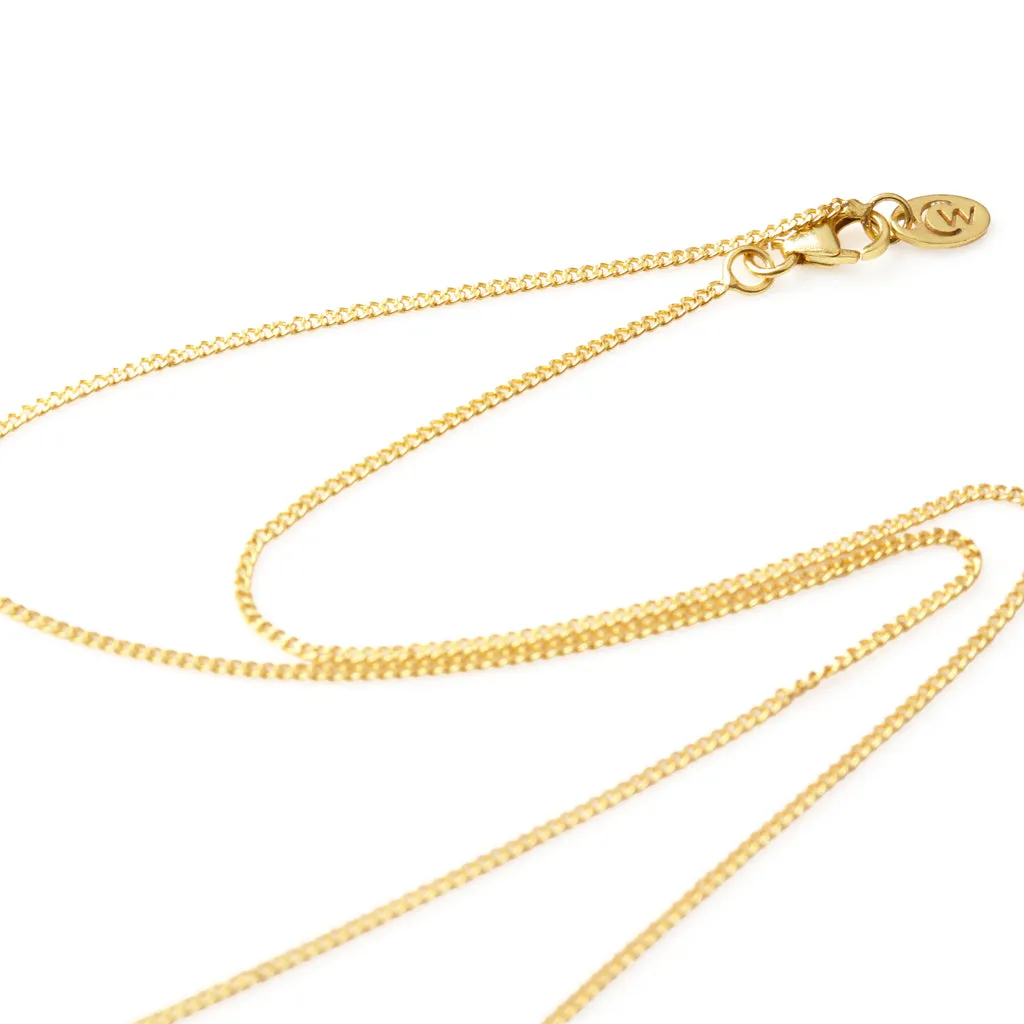 32" Gold Curb Chain