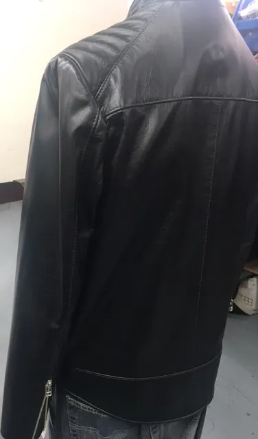4893 Clearance - Men's Moto-Look Bomber Jacket