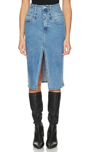 AFRM Maison Skirt in Blue