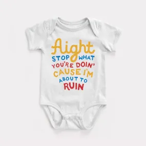Aight Stop Baby Bodysuit