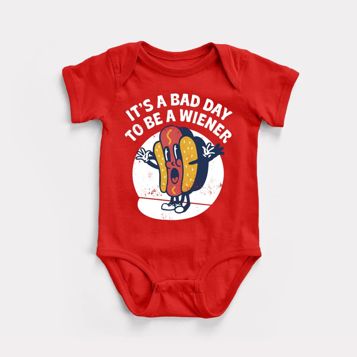 Bad Day To Be A Wiener Baby Bodysuit