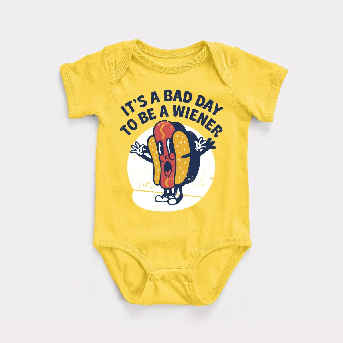 Bad Day To Be A Wiener Baby Bodysuit