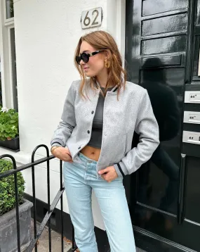 Baseball Jacket Grey