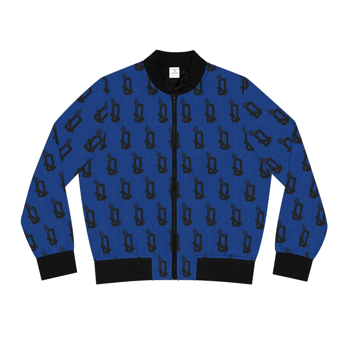 Brown Skin Ladies (Blue) Bomber Jacket