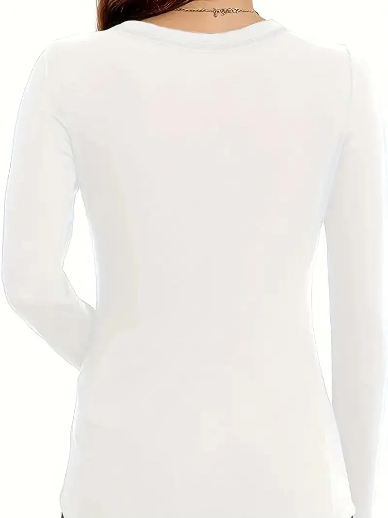 Camel Mock Neck Long Sleeve Shirt
