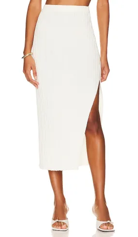 Camila Coelho Lyon Skirt in Ivory