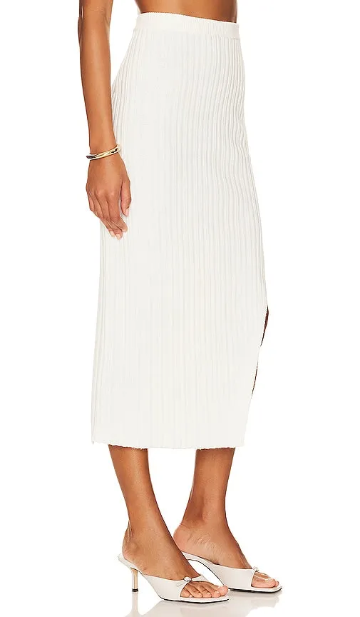 Camila Coelho Lyon Skirt in Ivory