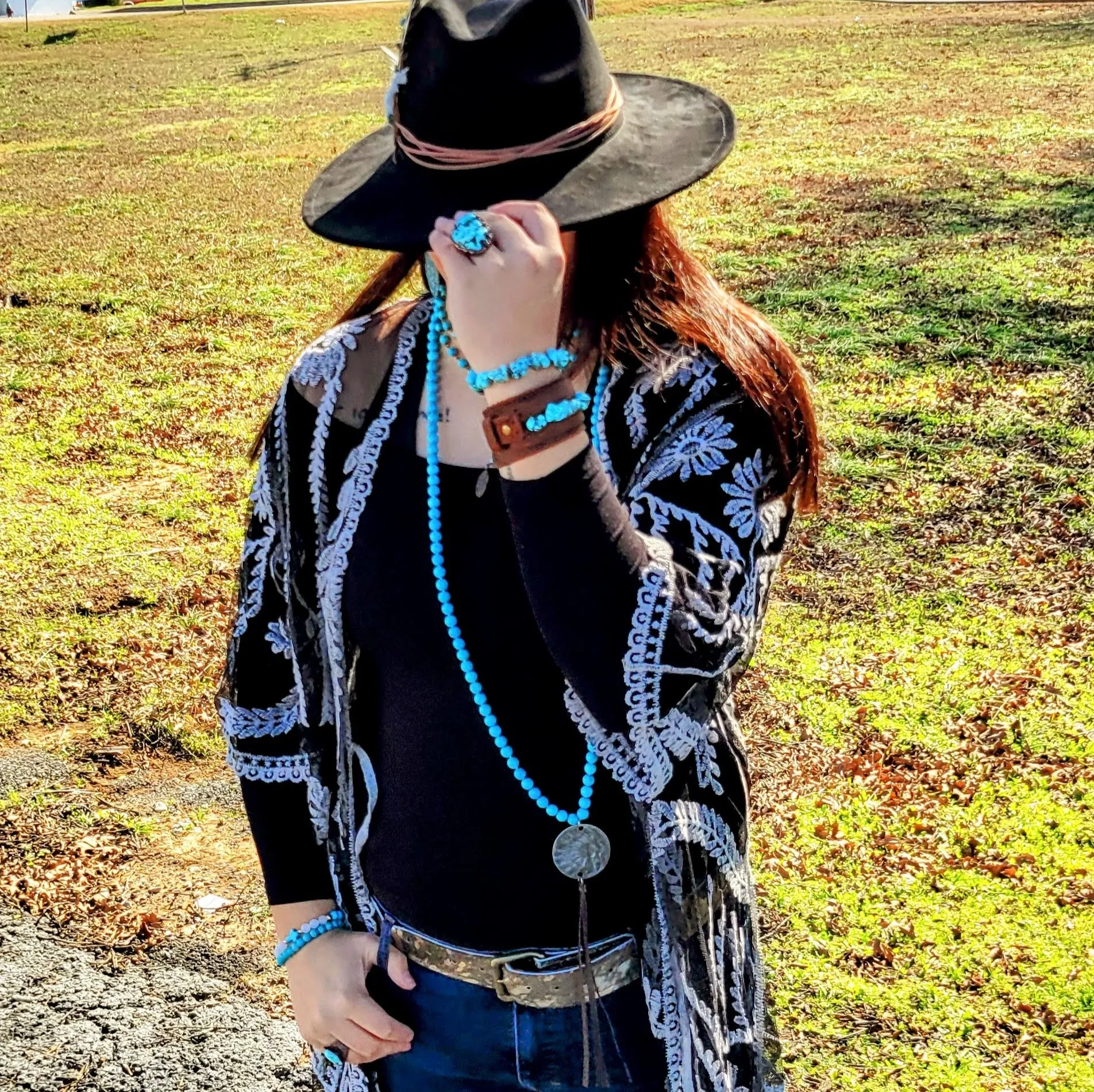 Chunky Turquoise Bracelet 801e