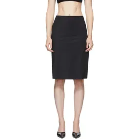 Coperni Black Cut-Out Skirt