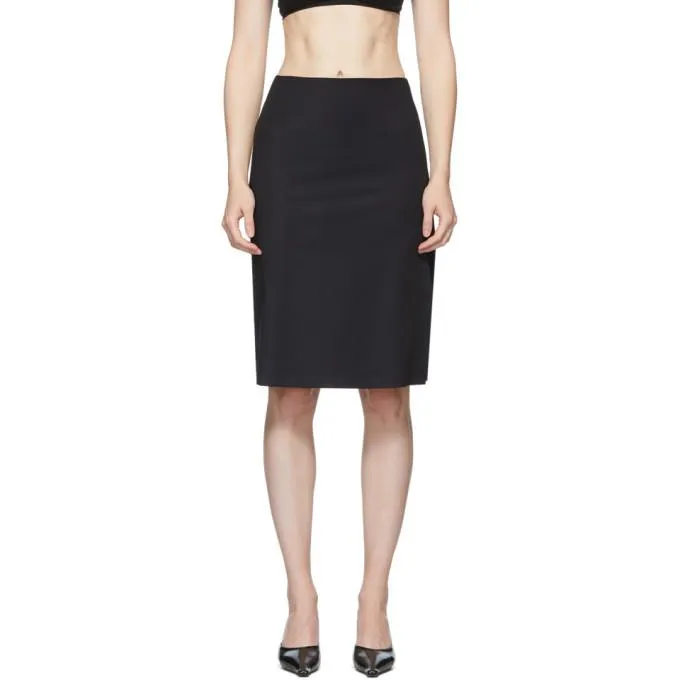 Coperni Black Cut-Out Skirt