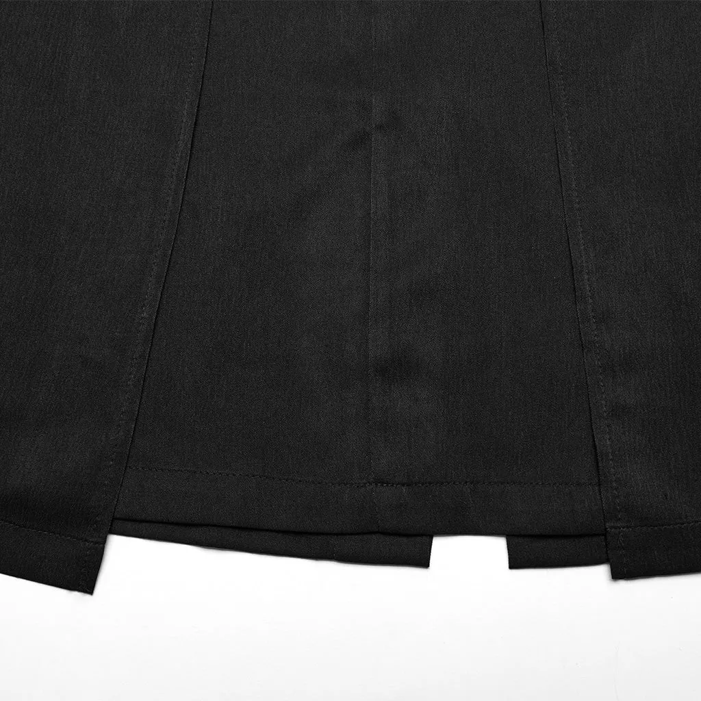 Cross strap mid waist long skirt OPQ-1431BQF