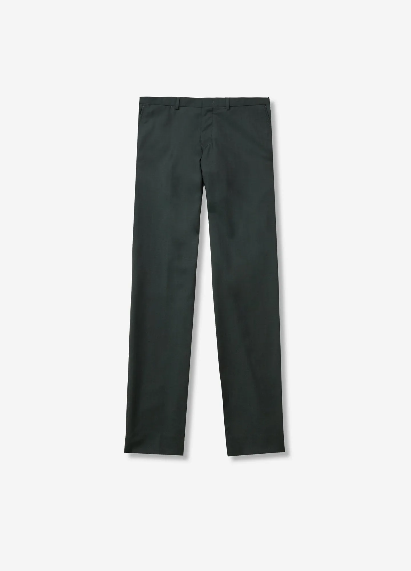 Defined Twill Suit Pant Dark Khaki