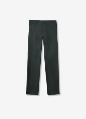 Defined Twill Suit Pant Dark Khaki
