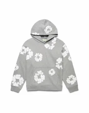 Denim Tears Cotton Wreath Hoodie Grey -Denim Tears Pullover