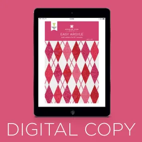 Digital Download - Easy Argyle Quilt Pattern by Missouri Star