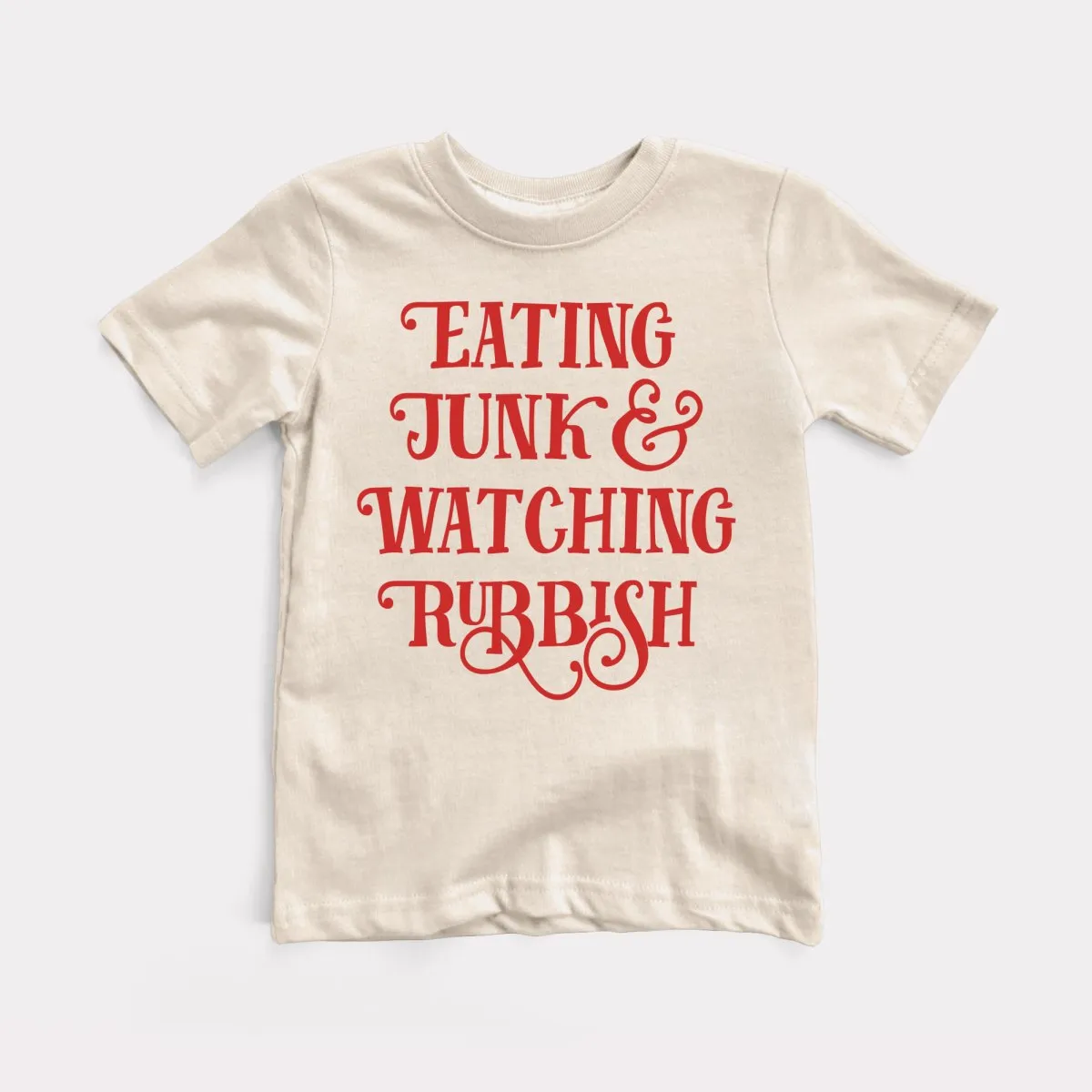 Eating Junk And Watching Rubbish Toddler Tee