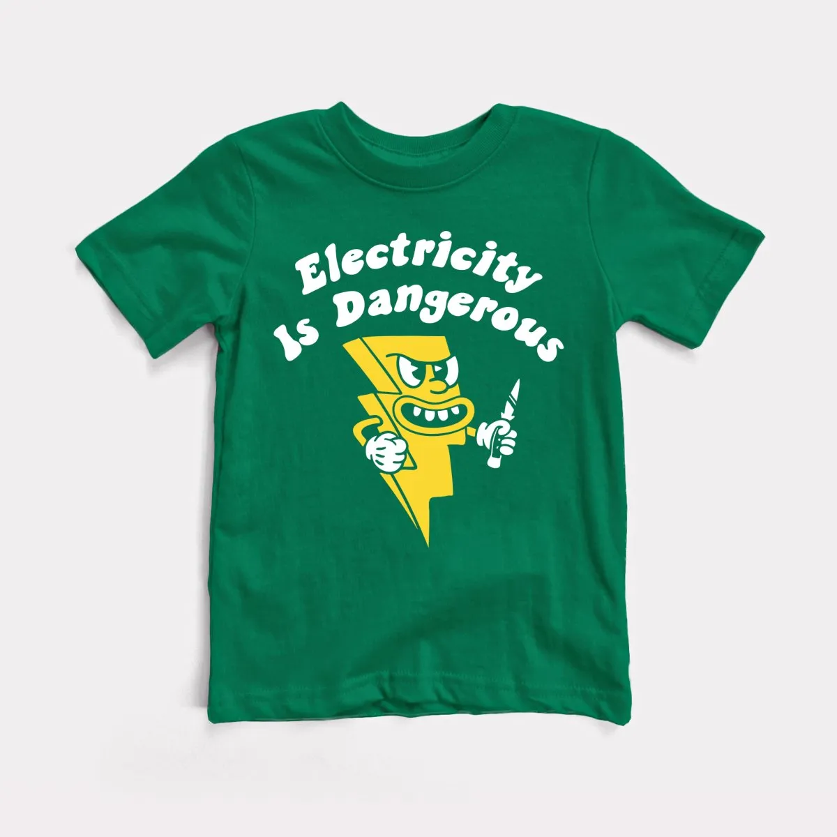 Electricity Is Dangerous Toddler Tee
