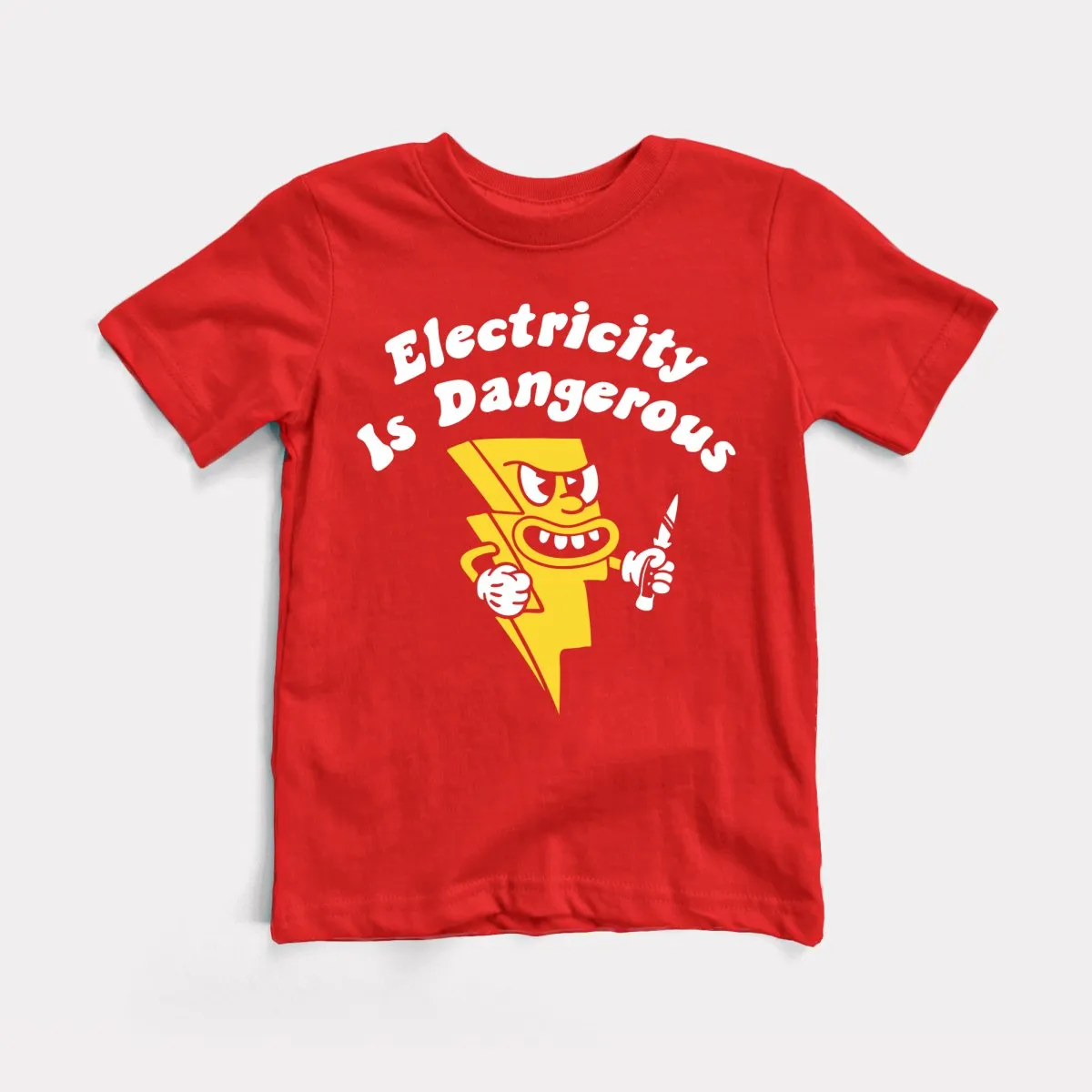 Electricity Is Dangerous Toddler Tee
