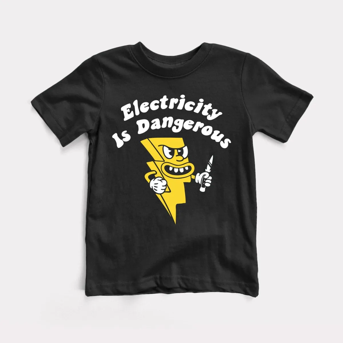 Electricity Is Dangerous Toddler Tee