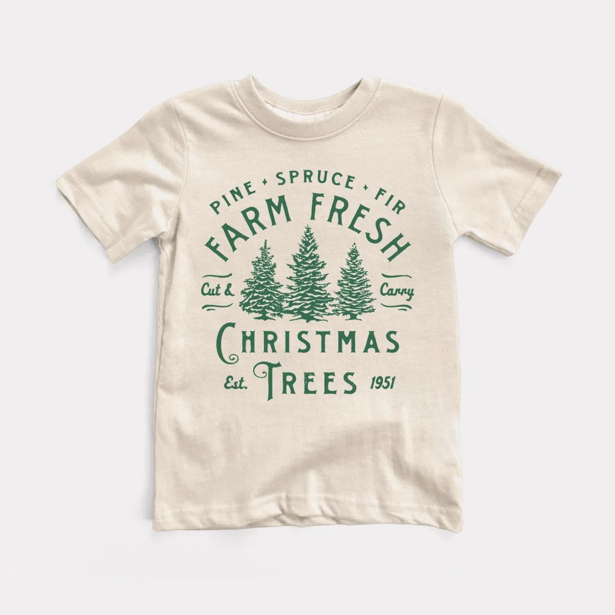 Farm Fresh Christmas Trees Toddler Tee