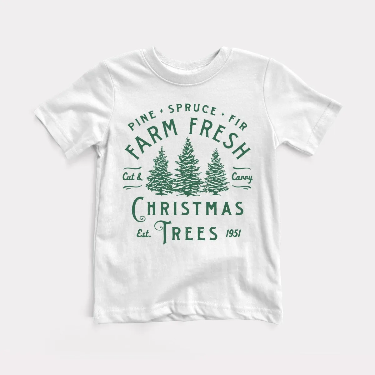 Farm Fresh Christmas Trees Toddler Tee