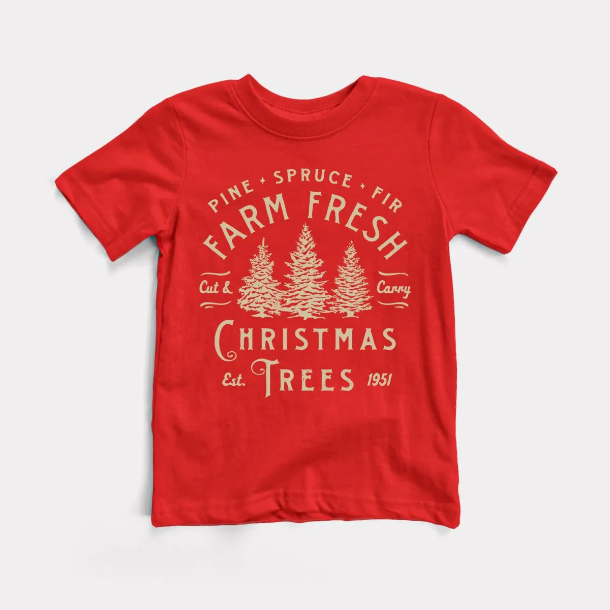 Farm Fresh Christmas Trees Toddler Tee