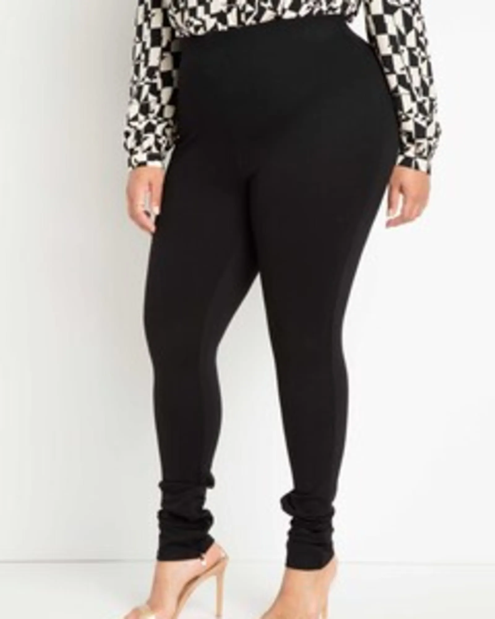 Gianna Inseam Slit Legging | Totally Black