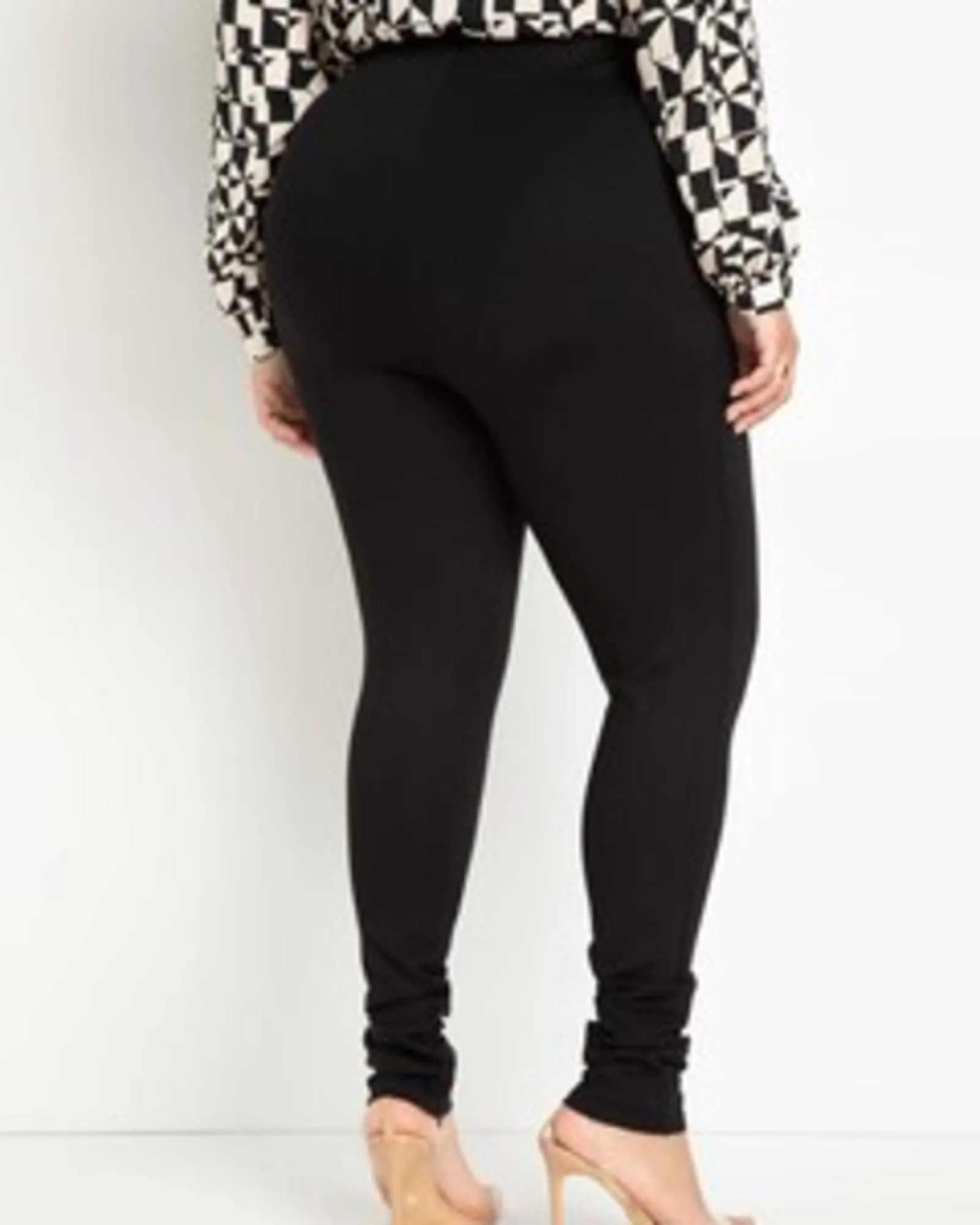 Gianna Inseam Slit Legging | Totally Black