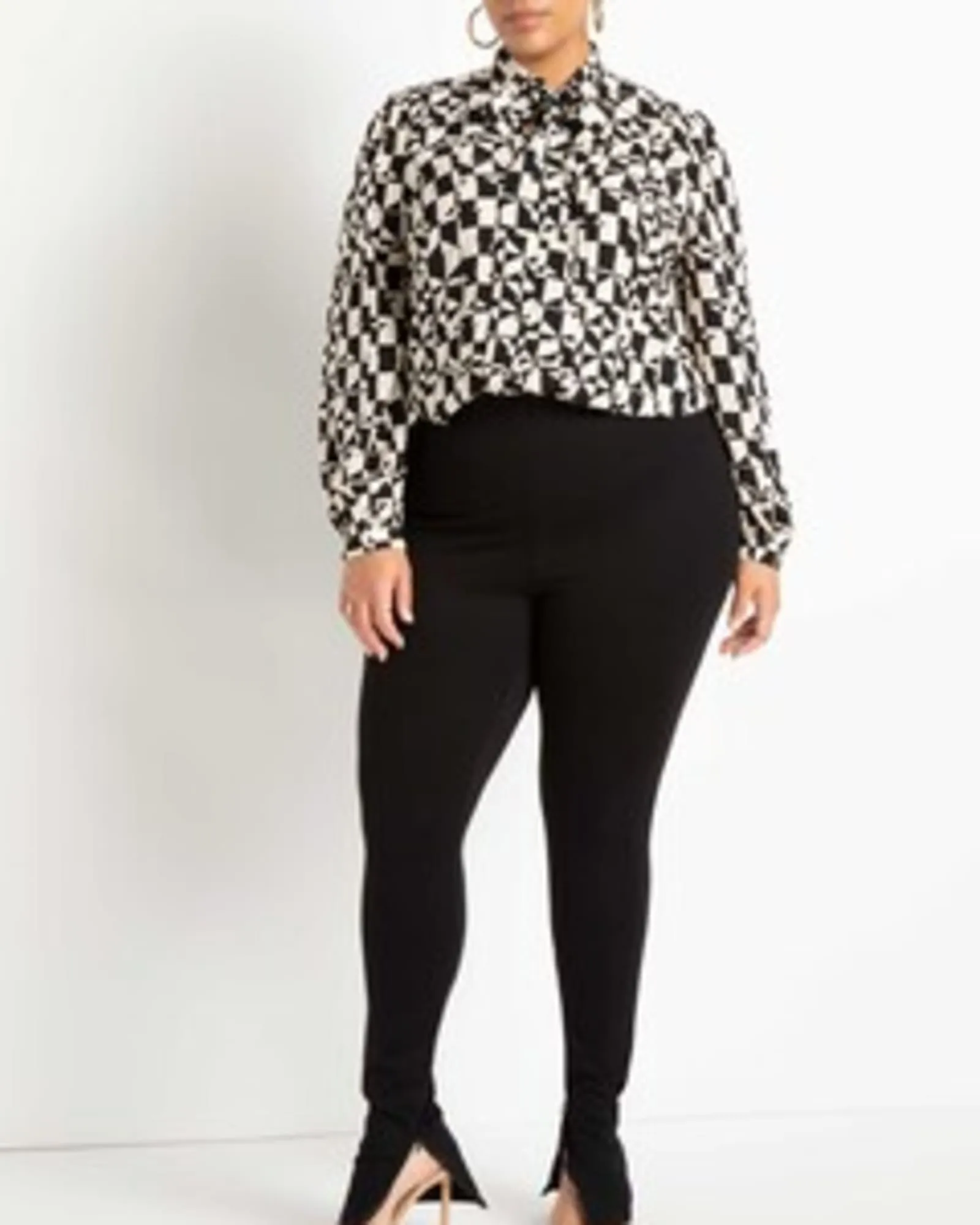 Gianna Inseam Slit Legging | Totally Black