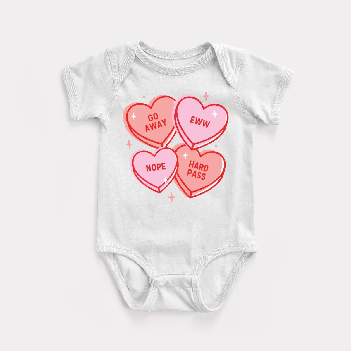 Go Away Eww Nope Baby Bodysuit