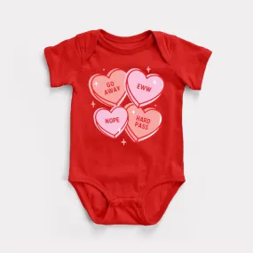 Go Away Eww Nope Baby Bodysuit