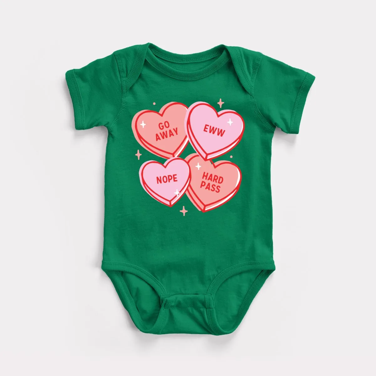 Go Away Eww Nope Baby Bodysuit