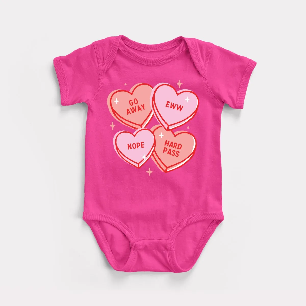 Go Away Eww Nope Baby Bodysuit