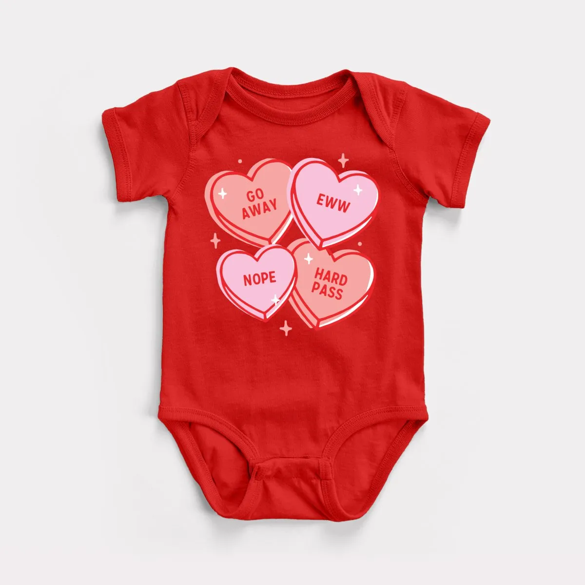 Go Away Eww Nope Baby Bodysuit