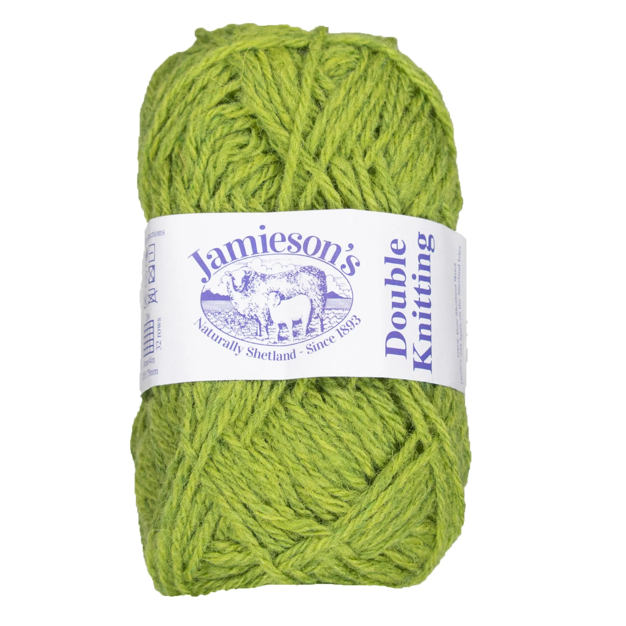 Jamieson's of Shetland Double Knitting Yarn - 1140 Granny Smith