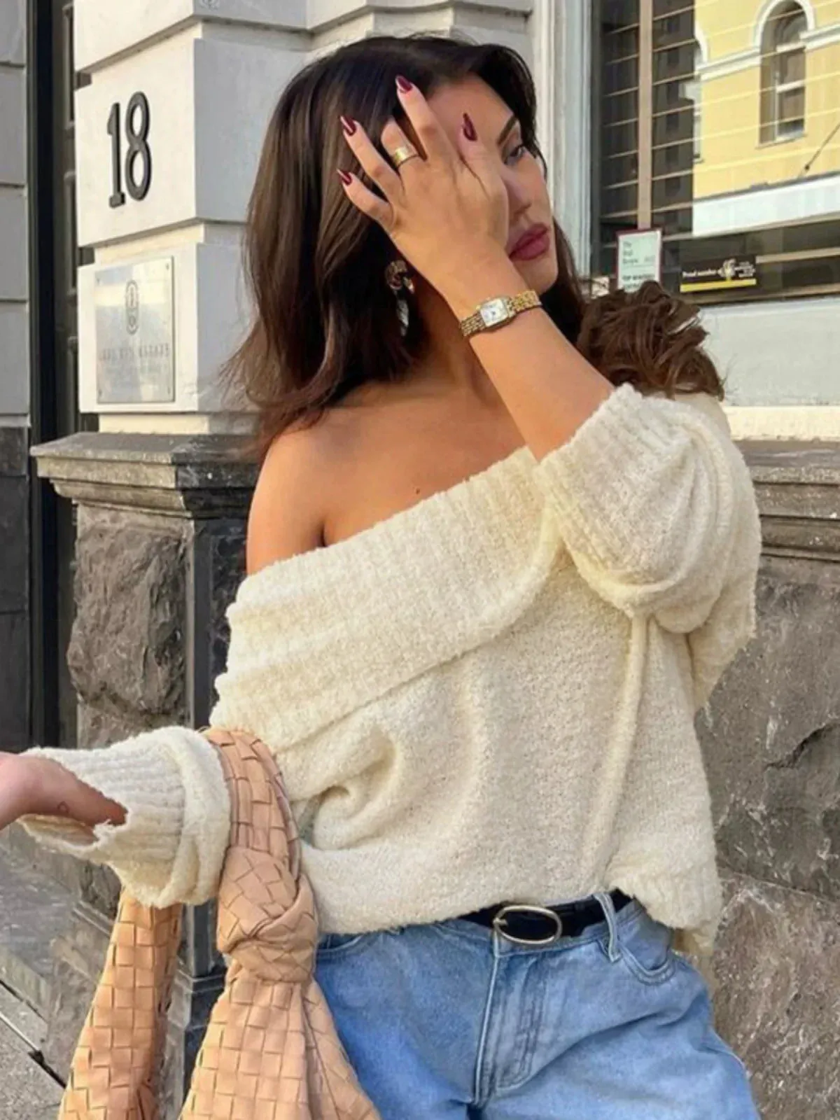 Keyla Cuffed Long Sleeve Sweater