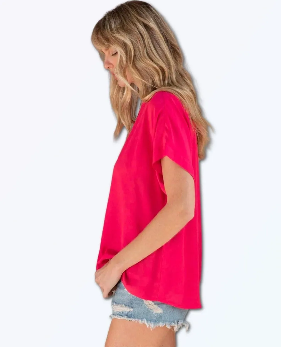Look Back Cuffed Tee Watermelon