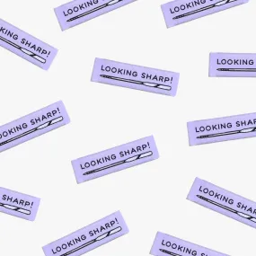 Looking Sharp ~ 6 Sew-in Labels