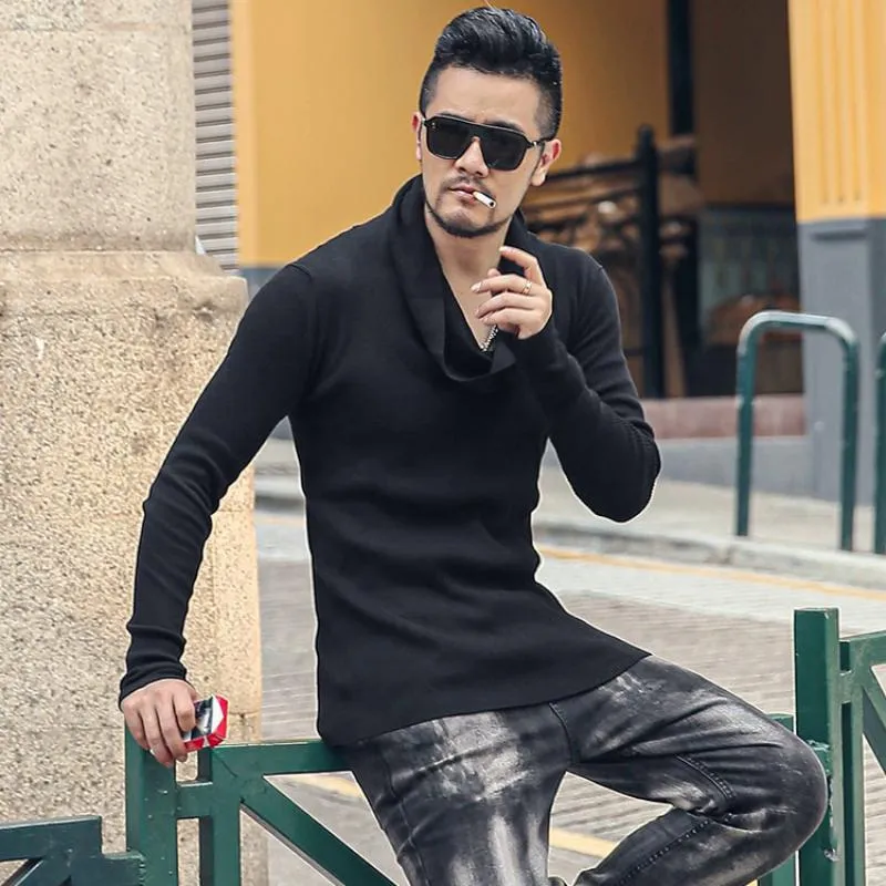 Men's Winter Thick Warm High Neck Sweater
