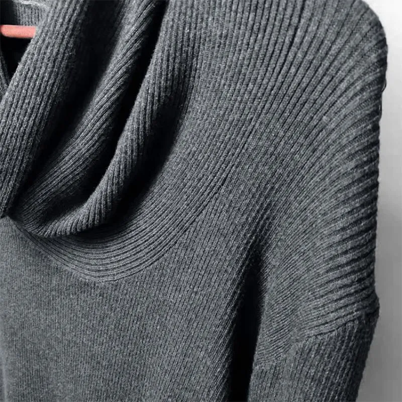 Men's Winter Thick Warm High Neck Sweater