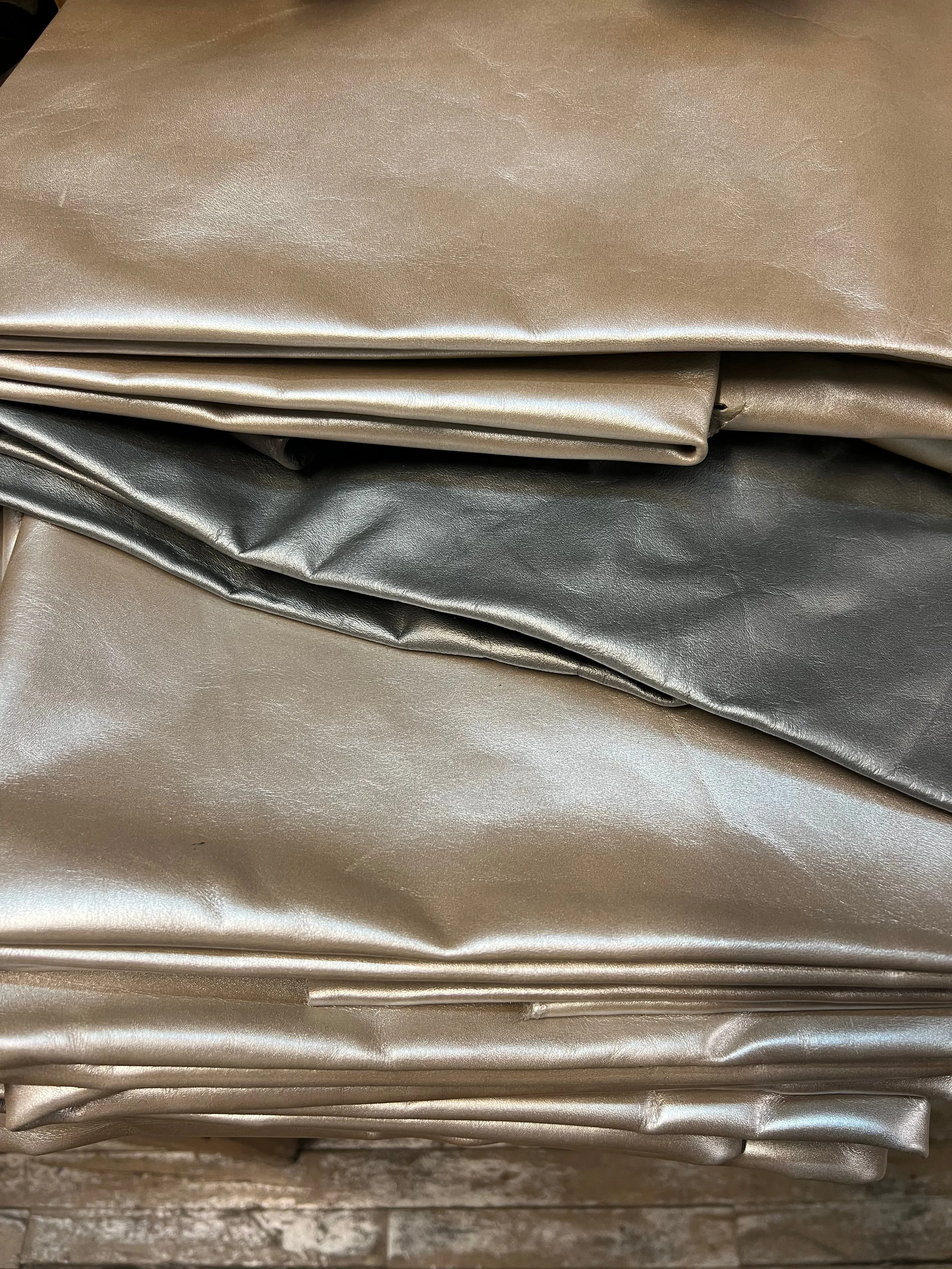 Metallic Garment Leather