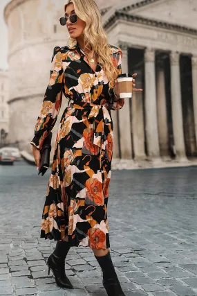 Multicolor Floral Print Waist