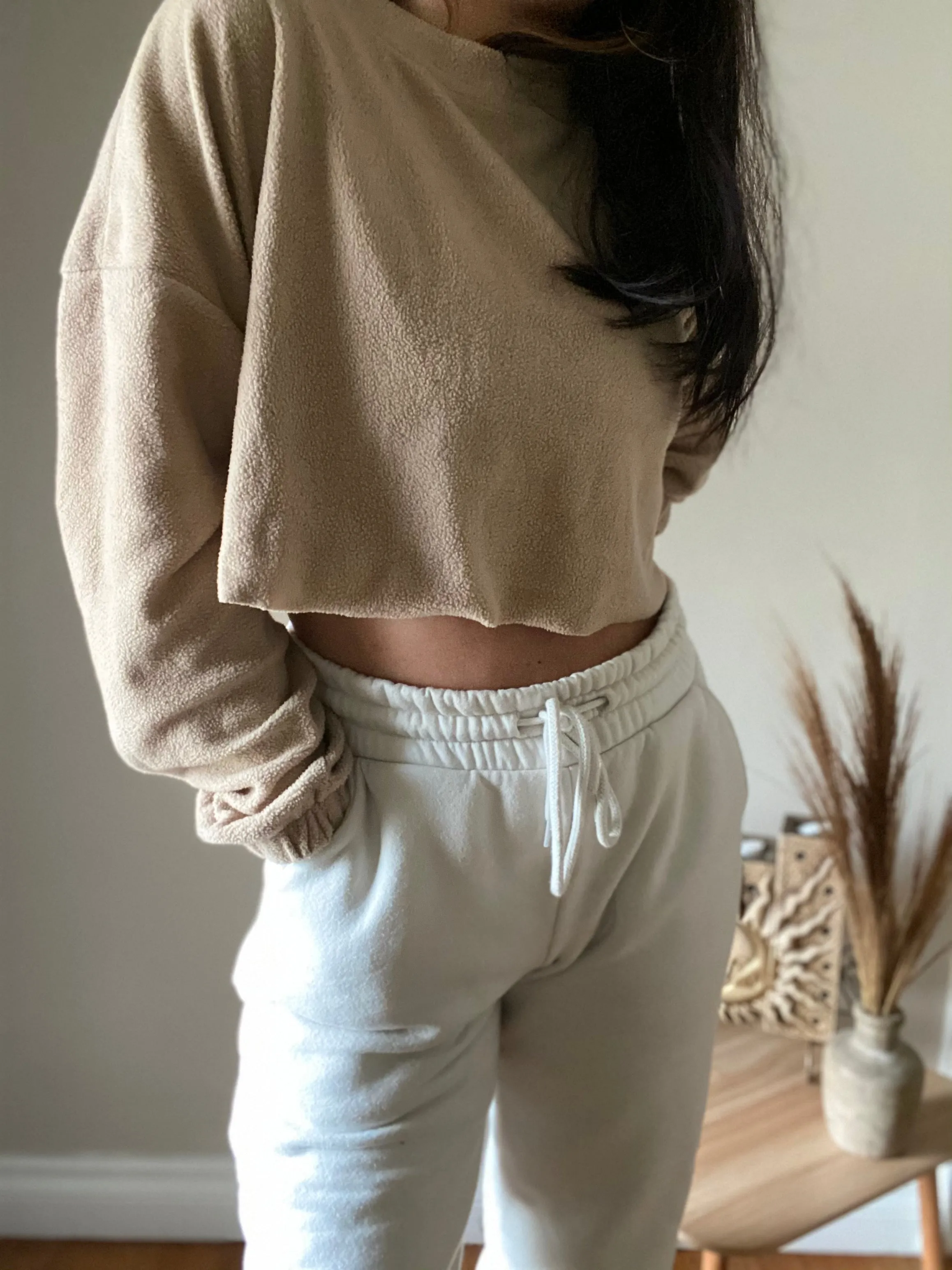 Not So Basic Sweatpants-Cream
