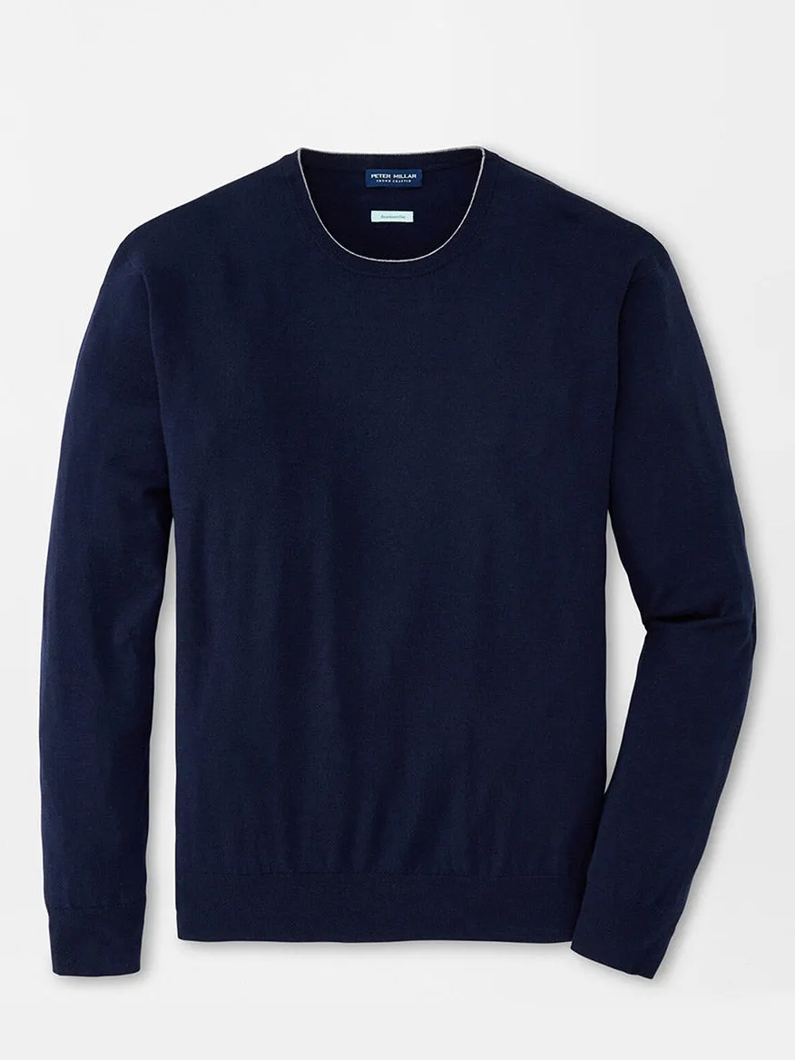 Peter Millar Excursionist Flex Crew in Navy