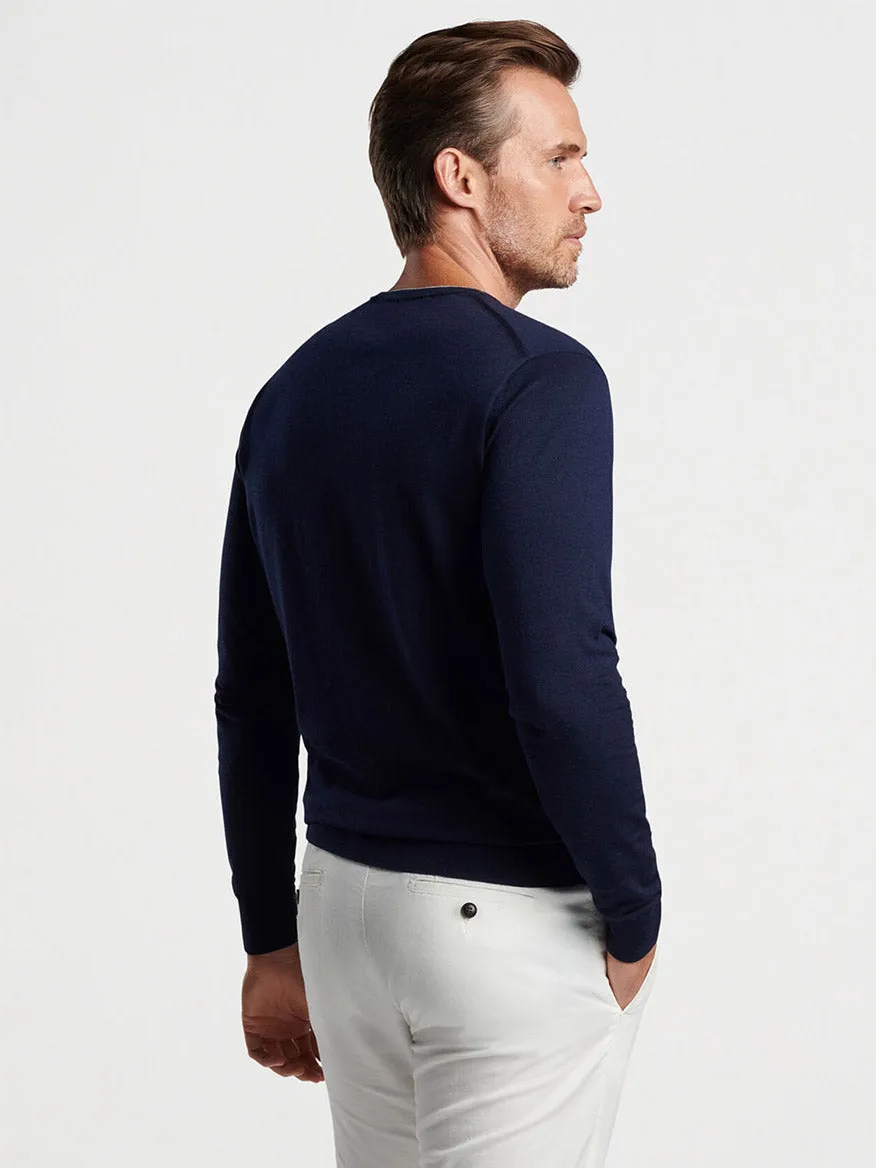 Peter Millar Excursionist Flex Crew in Navy