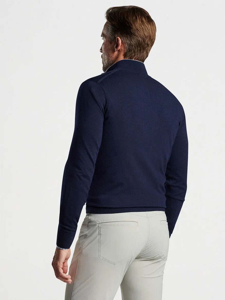 Peter Millar Excursionist Flex Quarter-Zip in Navy
