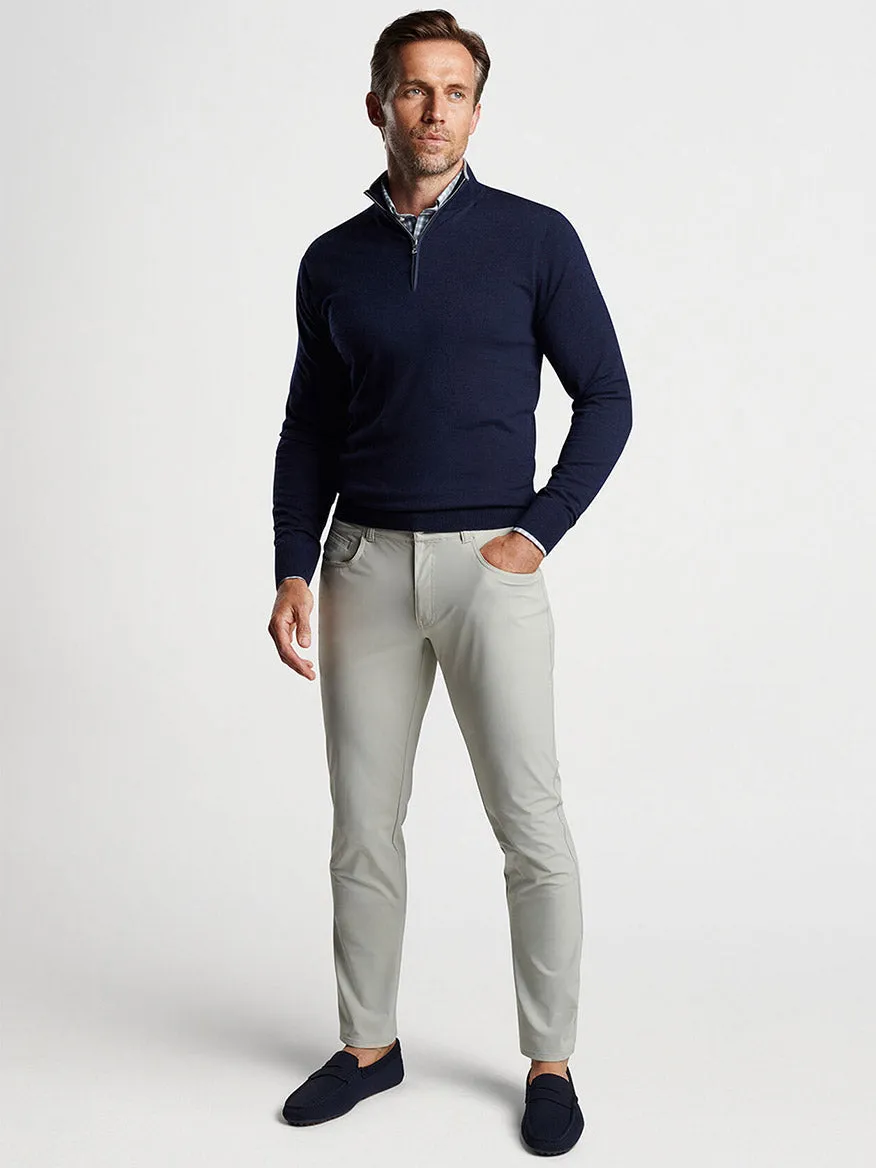 Peter Millar Excursionist Flex Quarter-Zip in Navy