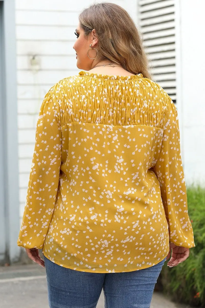Plus Size Long Sleeve Blouses