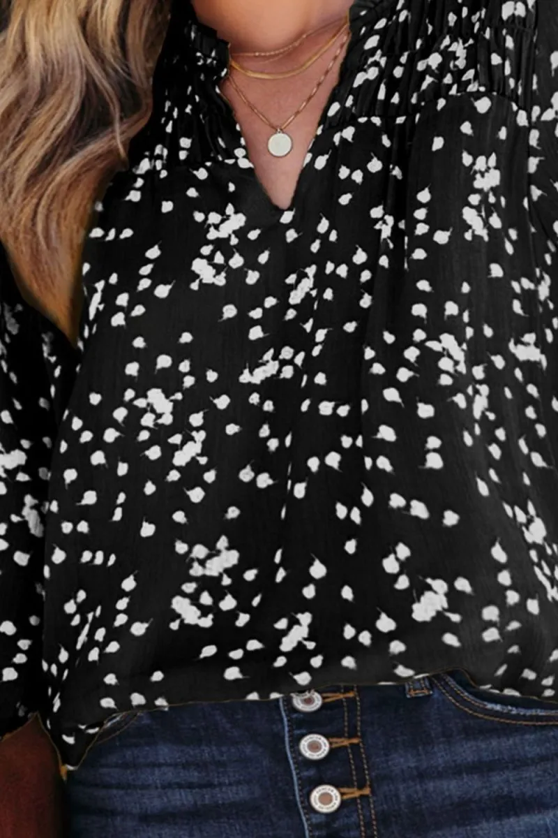 Plus Size Long Sleeve Blouses